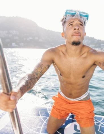 Mrs. Sean Sancho son Jadon Sancho vacation to Yacht.